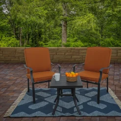 National Tree Company 5x7 ft. Indigo Blue Hand Woven Outdoor Rug