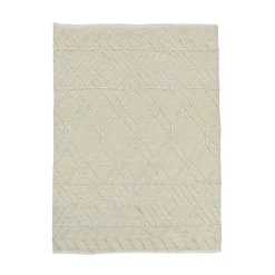 National Tree Company 4x6 ft. Sand Hand Woven Outdoor Rug