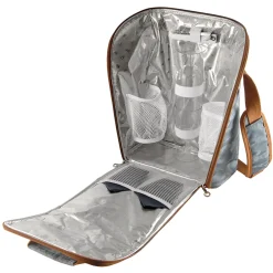 National Tree Company 9.5x4.5x13 in. 2 Bottle Wine Tote Bag